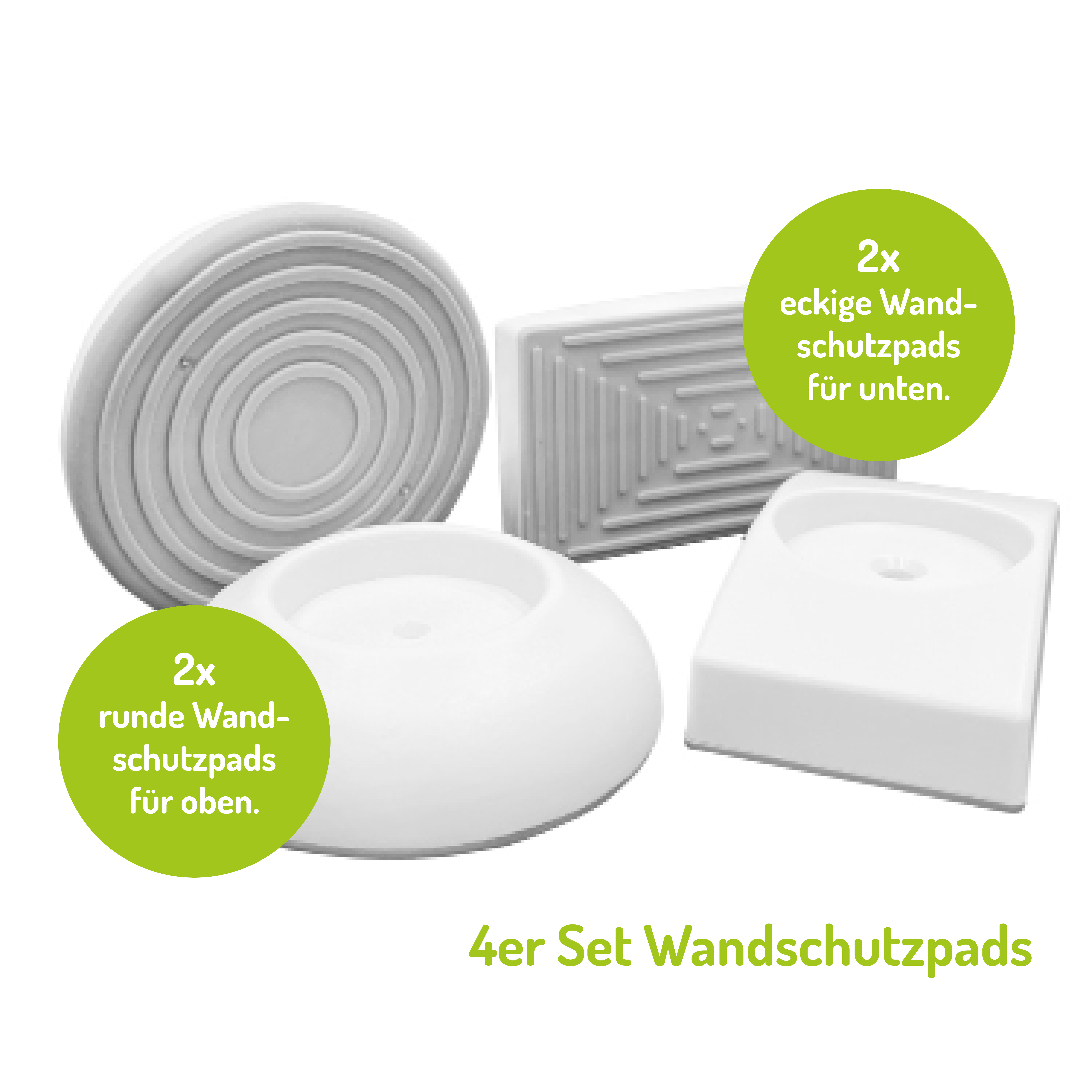 bomi Türschutzgitter & Hundeklappen bomi Zubehör Schutzgitter 4er Set Wandschützer