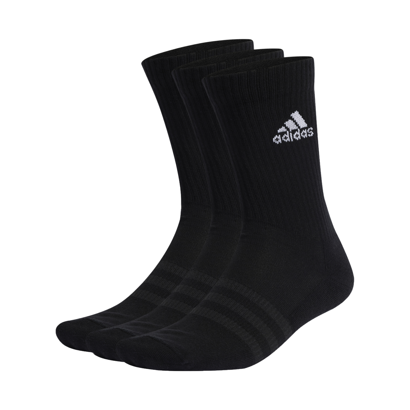 adidas Cush Crew 3er Pack Socken Schwarz Weiss
