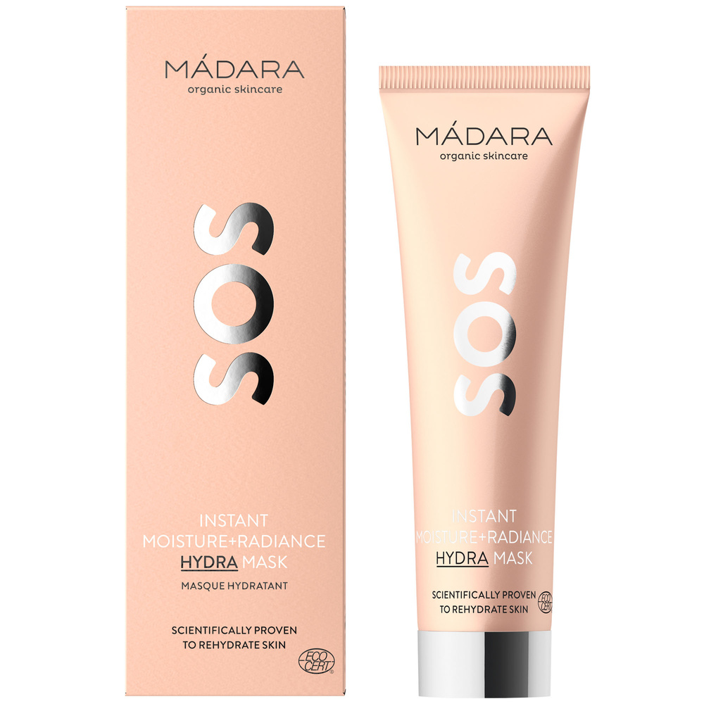 Madara Sos Hydra Instant Moisture + Radiance Mask Masque Hydratation Et Éclat Instantané
