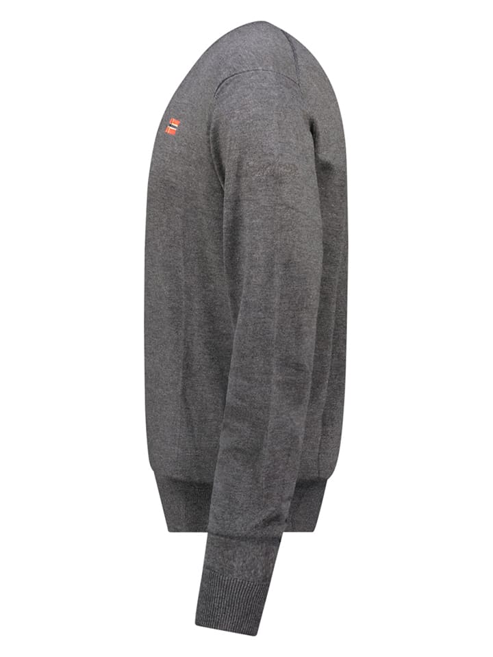 Geographical Norway Pullover in Anthrazit günstig kaufen