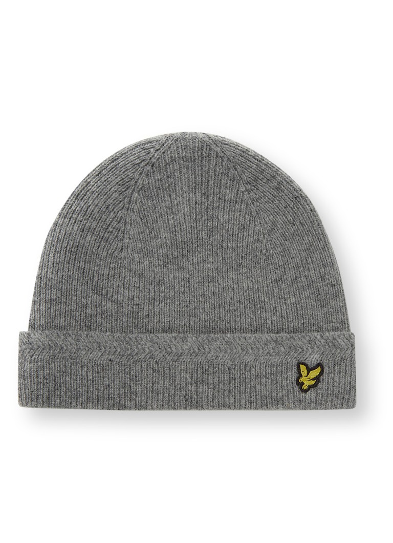 Lyle & Scott Rib knit hat in wool blend