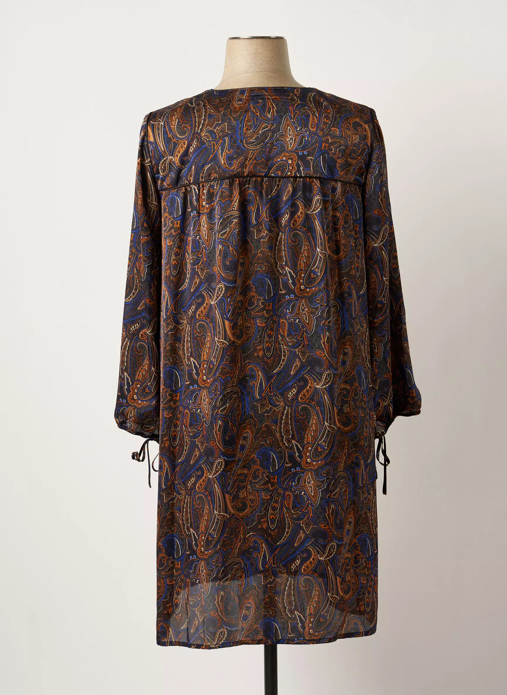 Nathalie Chaize Robes Mi Longues Femme couleur bleu