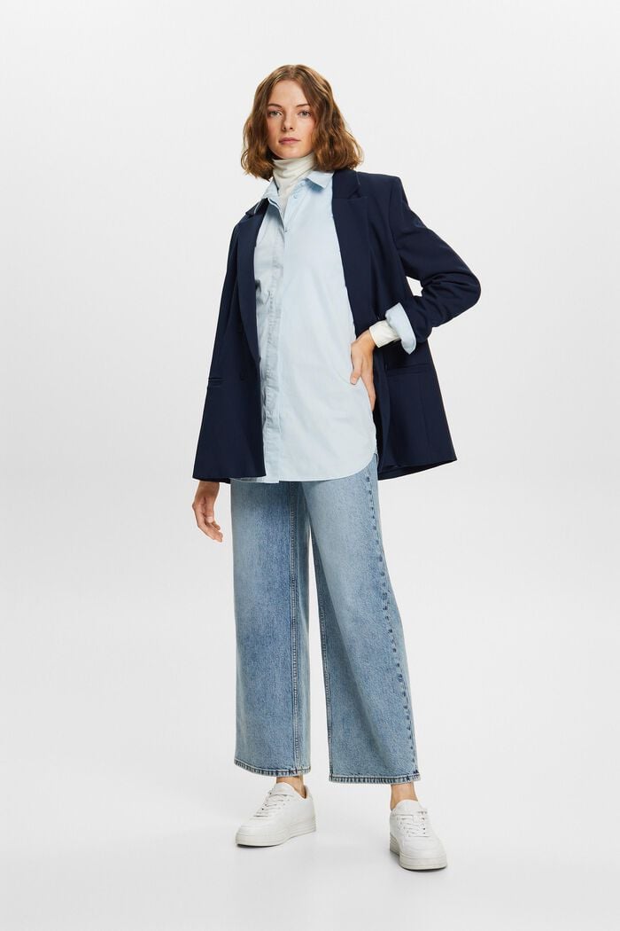 Hemdbluse in lockerer Passform