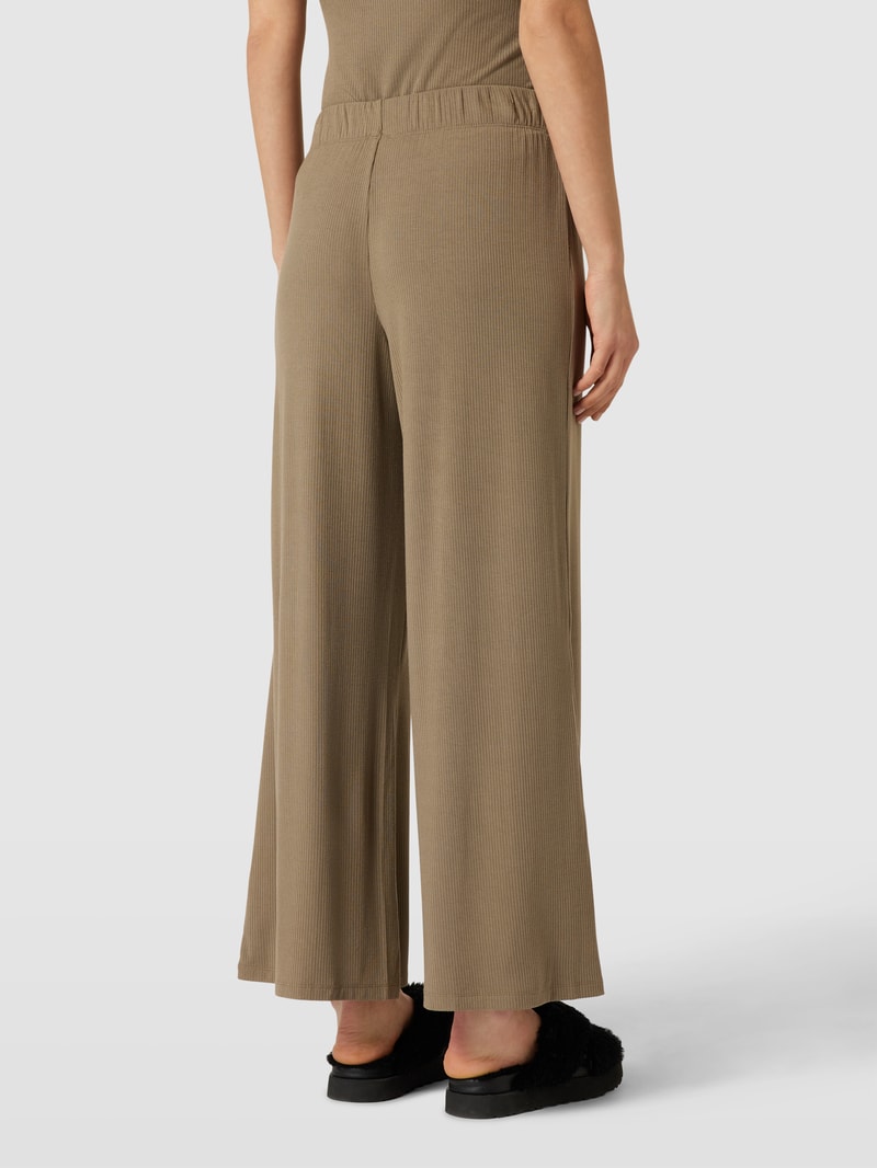Pyjama-Hose mit Label-Detail in olivgrün