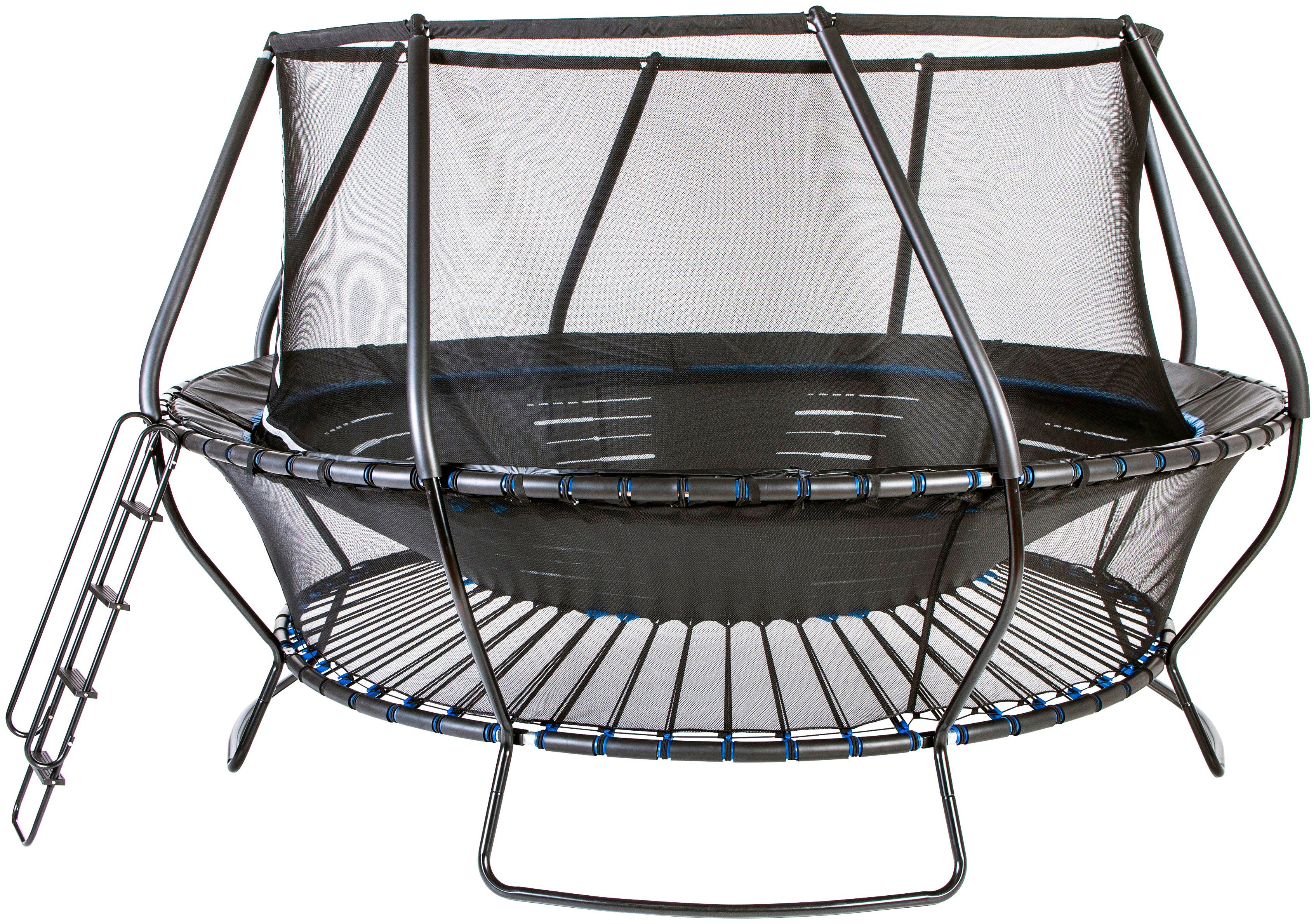 plum Gartentrampolin Freebound Trampolin BOWL, 416 cm mit Sicherheitsnetz