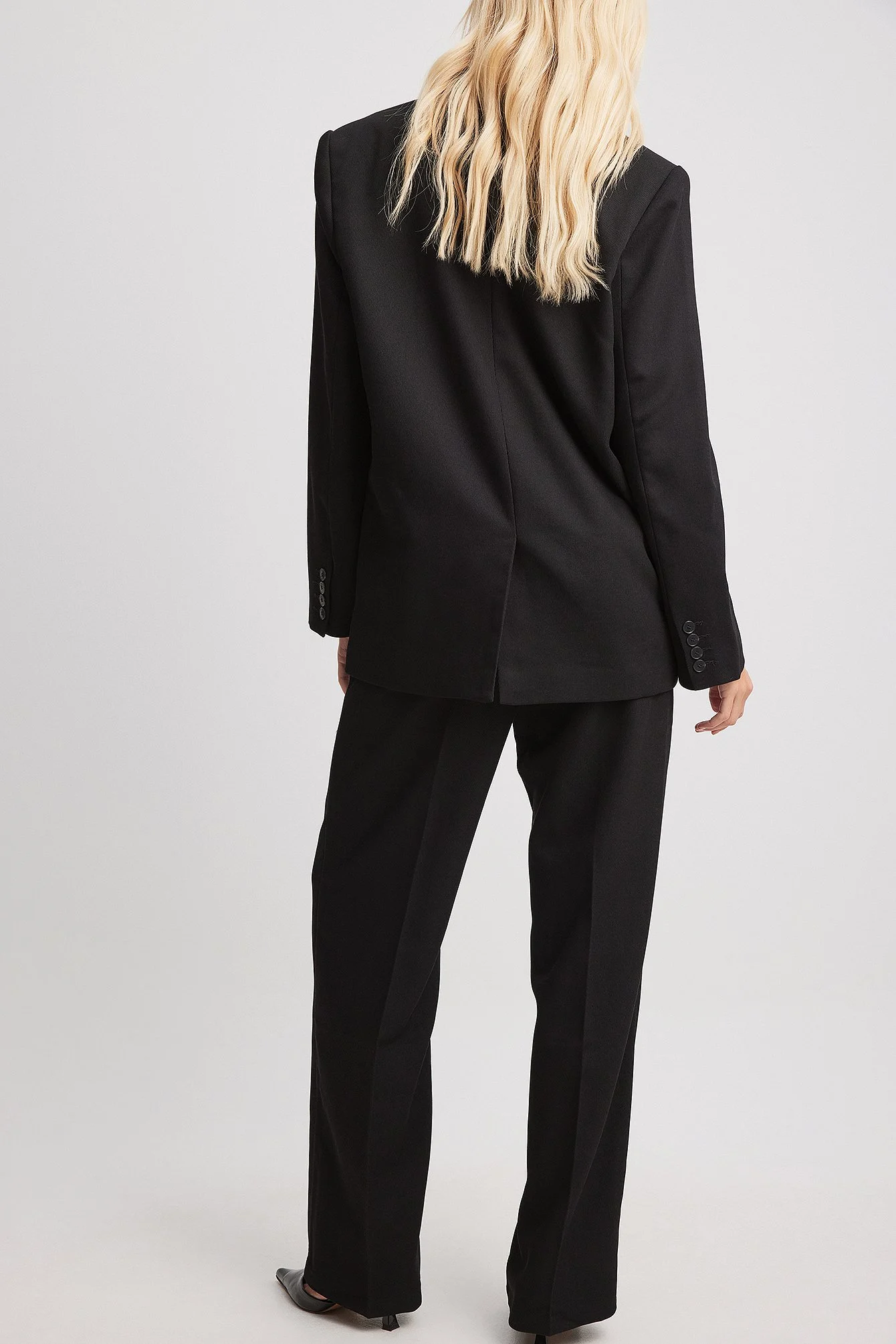 Oversiize-Blazer aus Twill