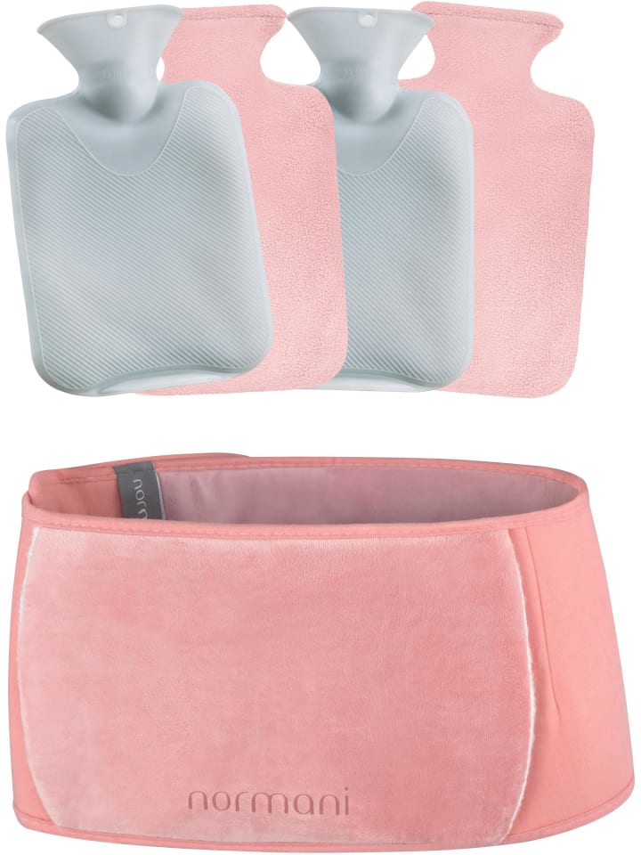 normani Wärmflaschen Gürtel mit 2 Wärmflaschen Newtok in Rosa günstig kaufen 125 cm