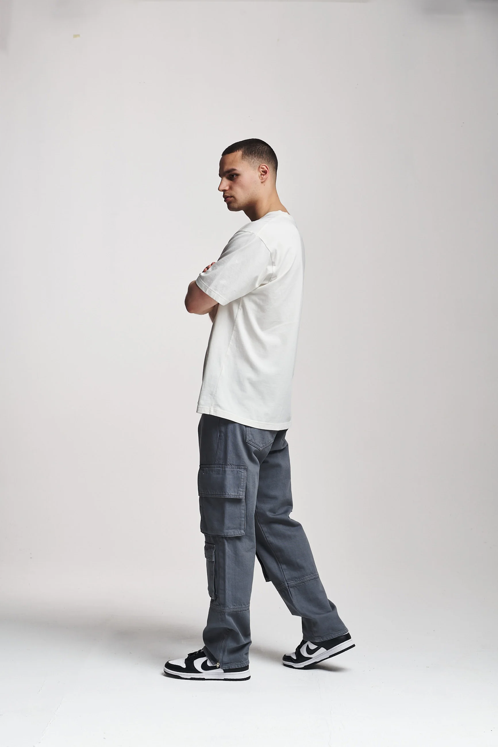 2Y Studios NEO ANKLE ZIP PANTS - Vaqueros holgados