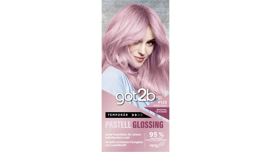 GOT2B Pastell Glossing Haarfarbe 80 ml P123 - rose gold