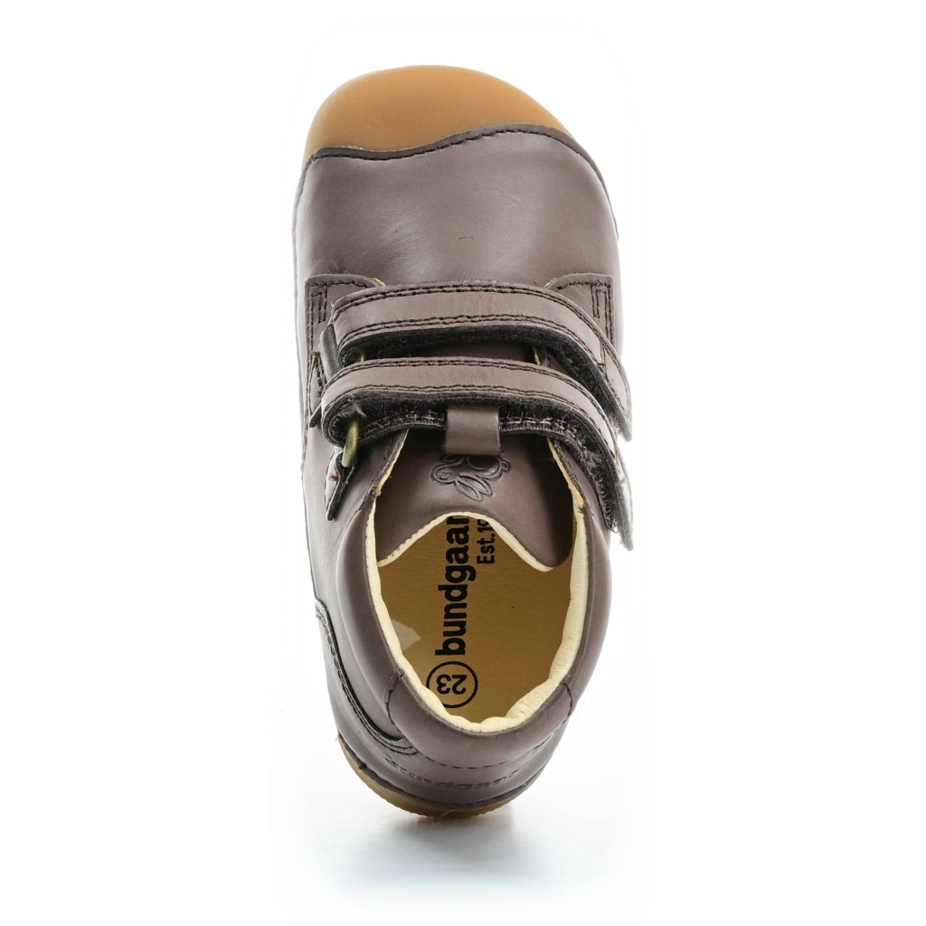 Bundgaard Petit Velcro Brown dunkel braune Mid Cut Barfußschuhe