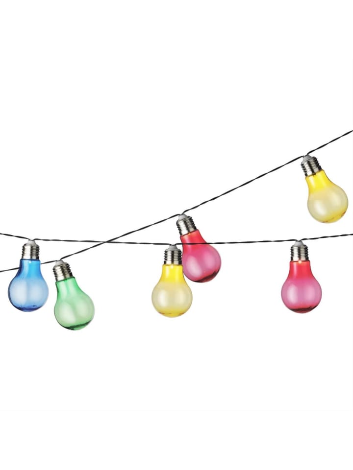 MARELIDA LED Solar Lichterkette 10 Glühbirnen in bunt - L: 4,5m günstig kaufen onesize