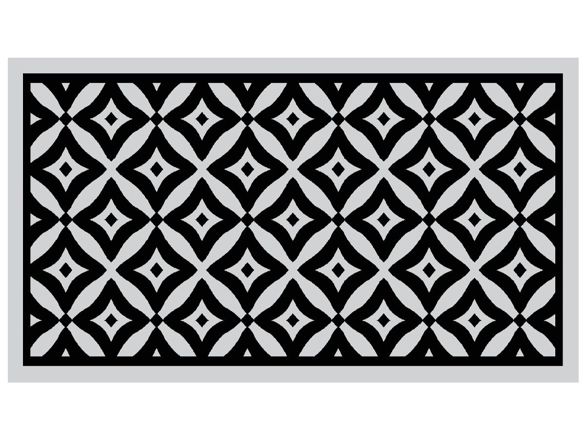 Obelink Patio Mat Cube 440 x 250 cm Zeltteppich