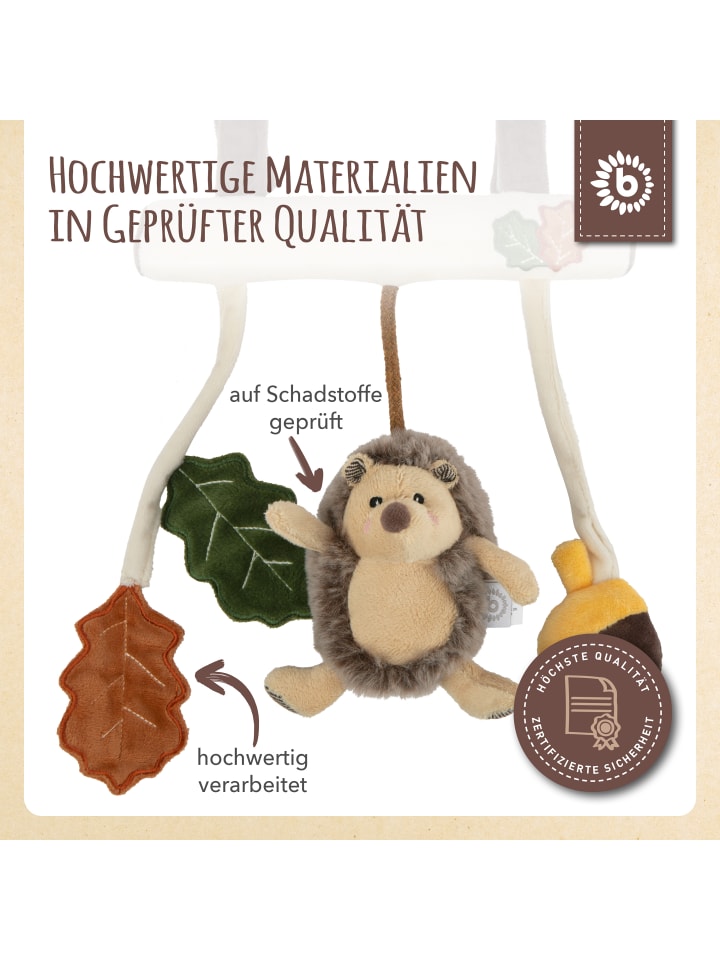 Bieco Spielwaren Kinderwagenkette Plüsch Igel - ab Geburt in Beige günstig kaufen onesize
