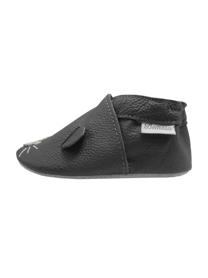 Yalion Leder-Krabbelschuhe 