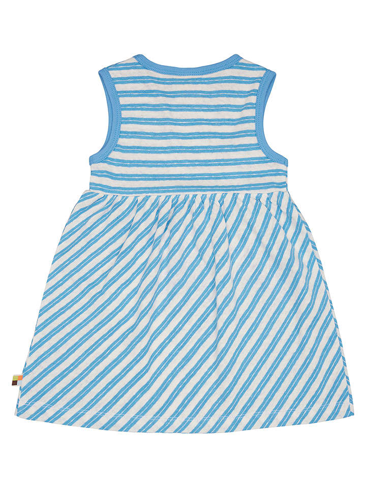 loud   proud Kleid in Weiß/ Hellblau günstig kaufen
