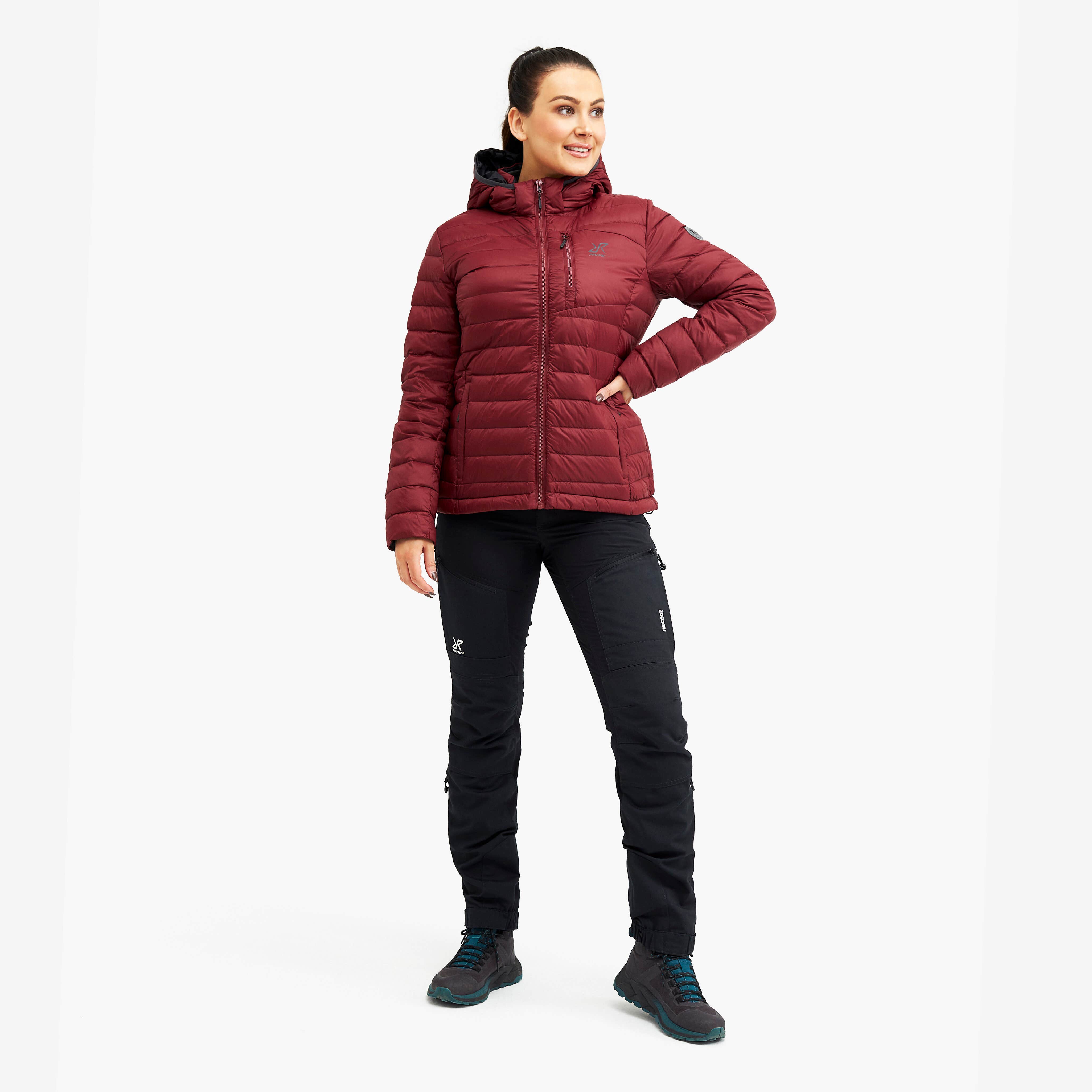 Helium Down Jacket Femme Bison Red