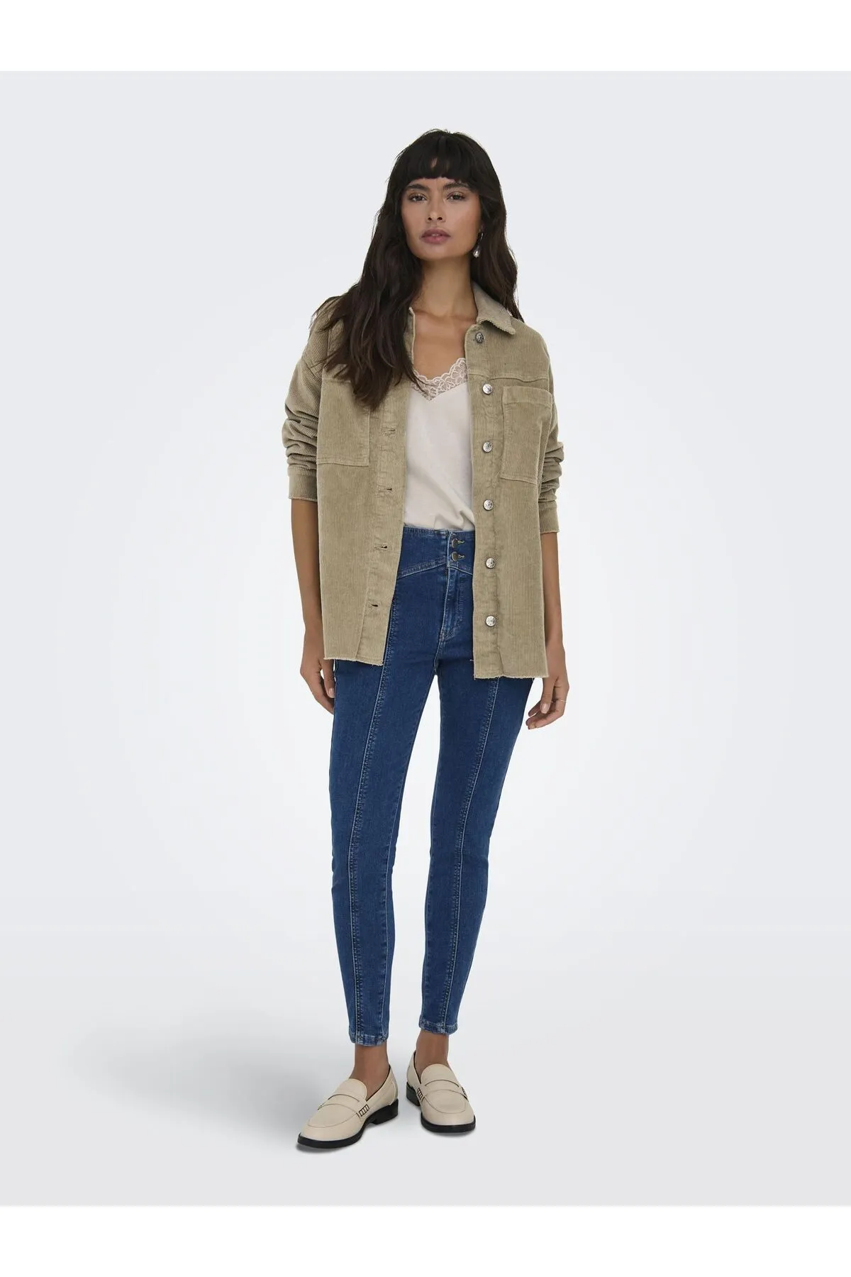Only  Jacke - Beige - Regular Fit
