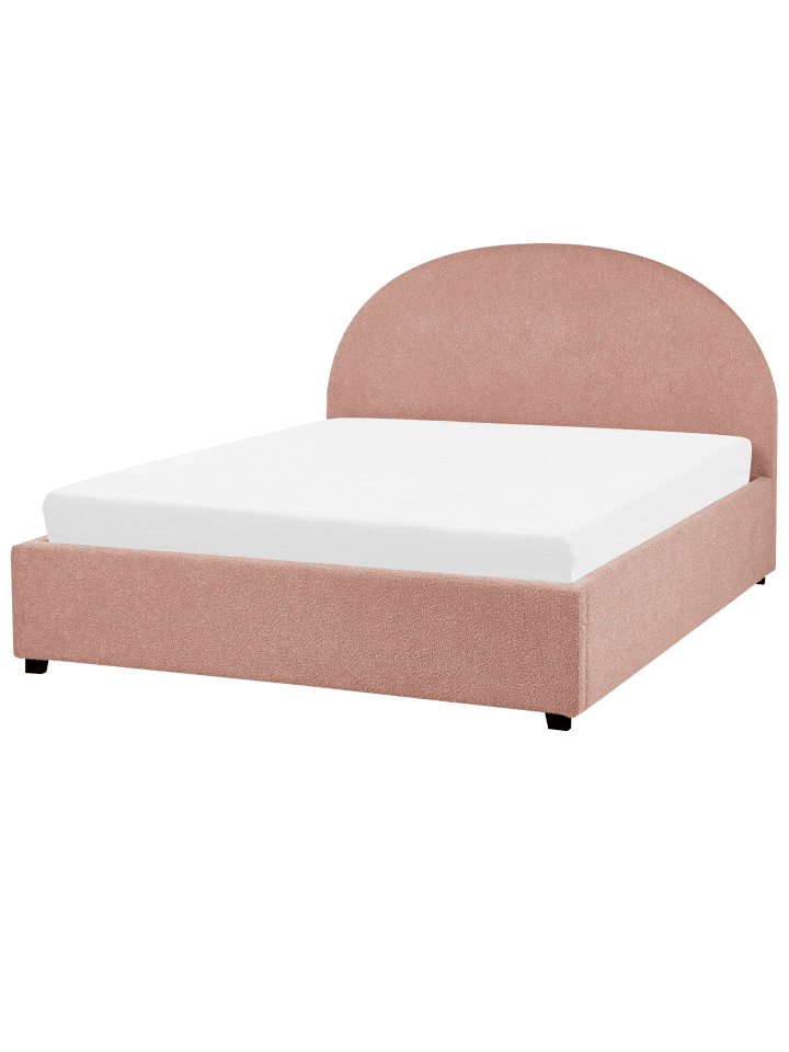 Beliani Doppelbett VAUCLUSE in Rosa - (W) 154 x (H) 112 x (L) 214 cm günstig kaufen onesize