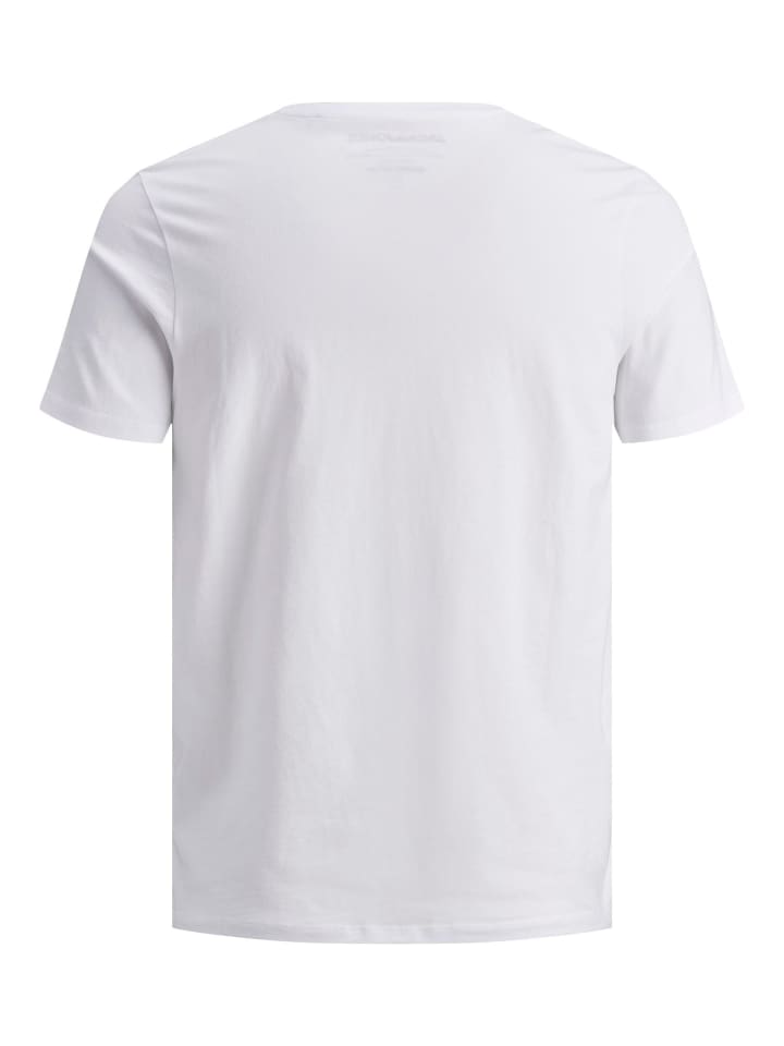 JACK & JONES PLUS T-shirt in White günstig kaufen