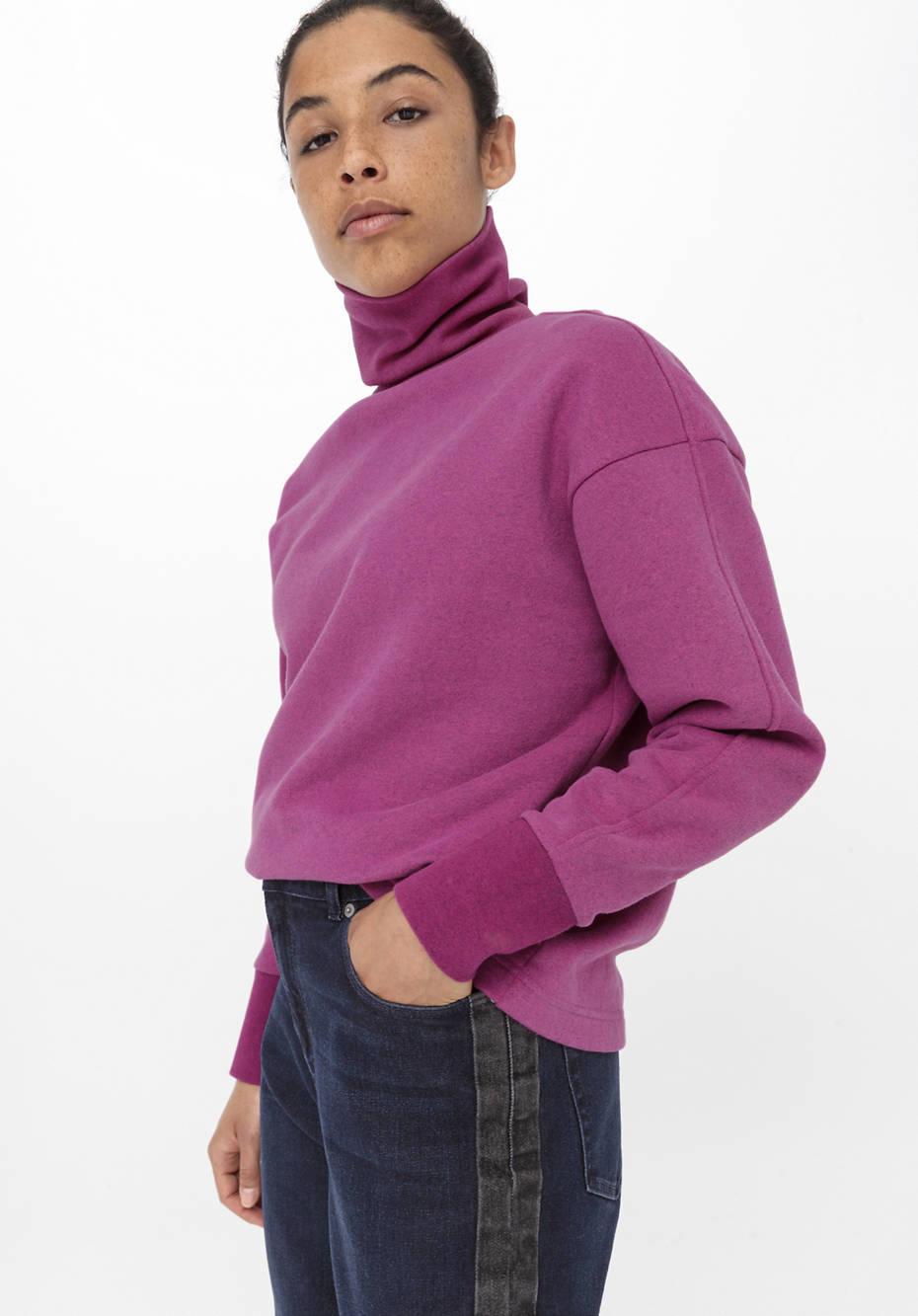 Sweatshirt BetterRecycling aus reiner Bio-Baumwolle