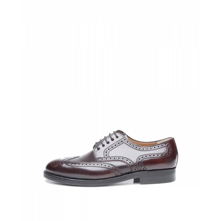 Heinrich Dinkelacker - Businessschuhe Derby LONDON FULL-BROGUE C Cordovan - rot