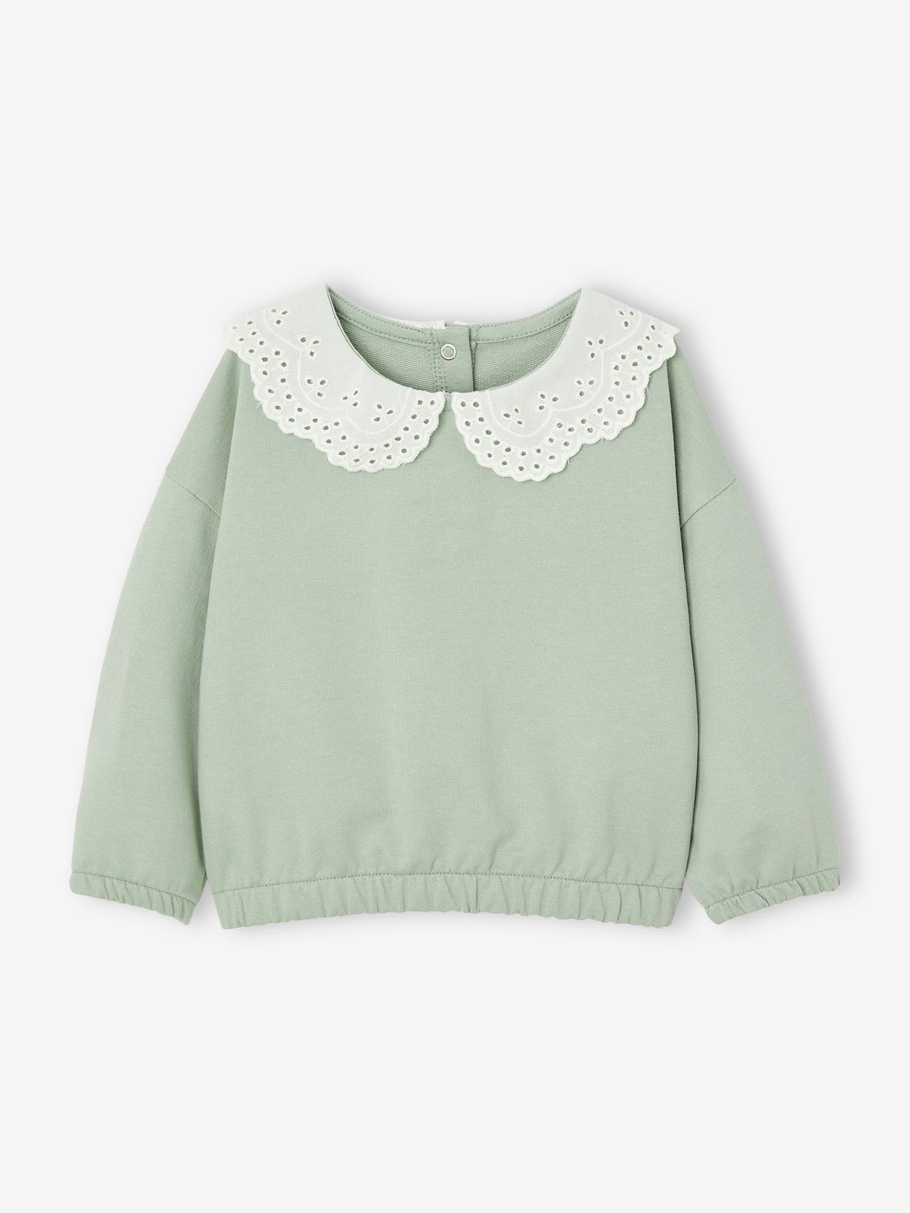 Vertbaudet Baby Sweatshirt mit Recycling-Polyester - karamell