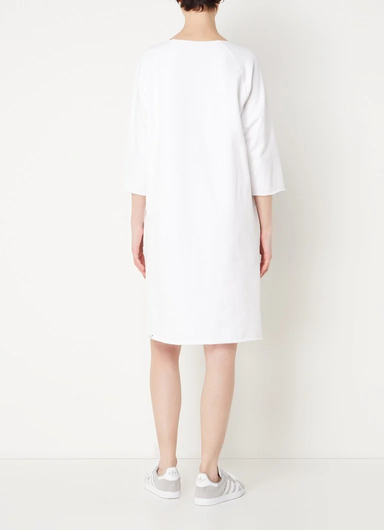 Penn & Ink Midi sweater dress with print
