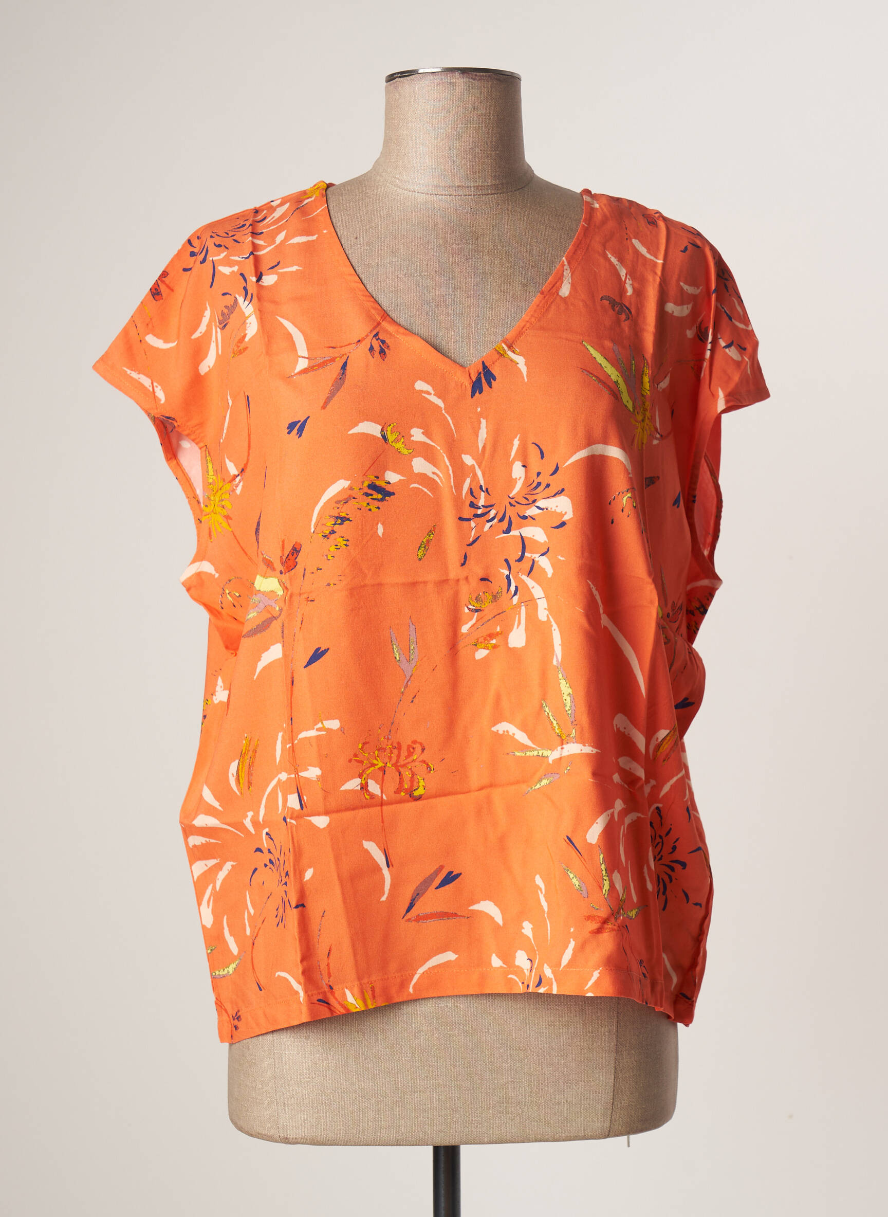 La Fiancee Du Mekong Tuniquemanchecourte Femme couleur orange