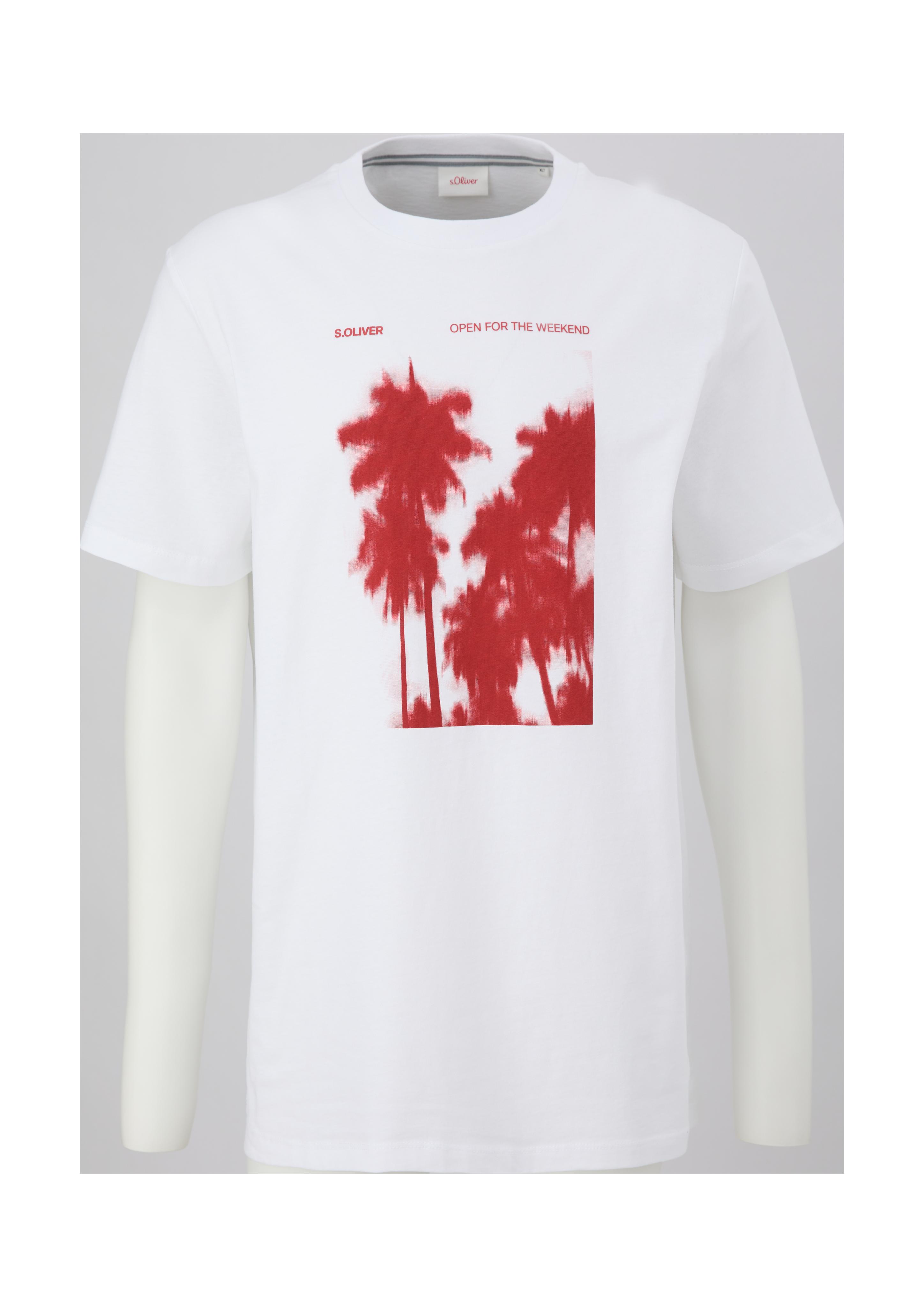 T-Shirt mit Frontprint  2135657-01D1