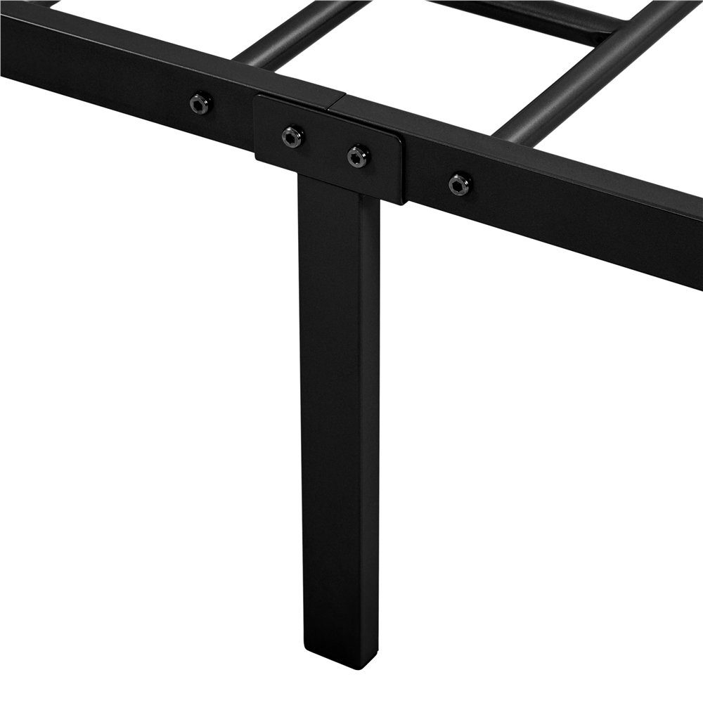 Yaheetech Metallbett, Bettrahmen Vintage mit Lattenrost, Einzelbett/ Doppelbett