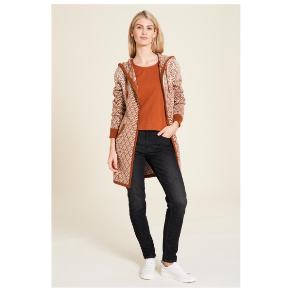 Tranquillo - Women's Jacquard Strickjacke - Mantel