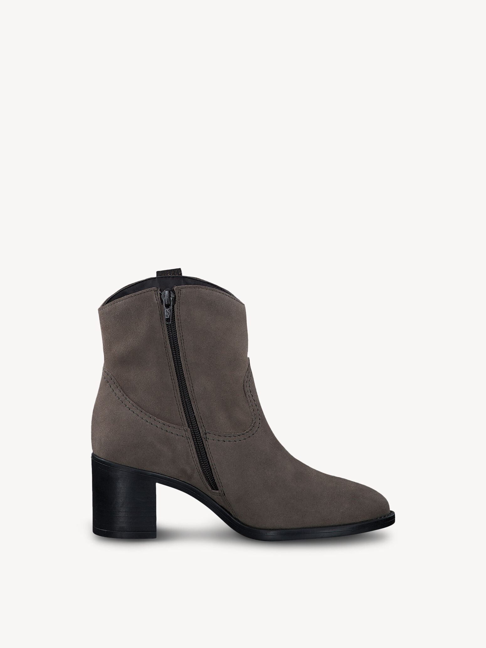 Bottes de cow-boy en cuir - beige