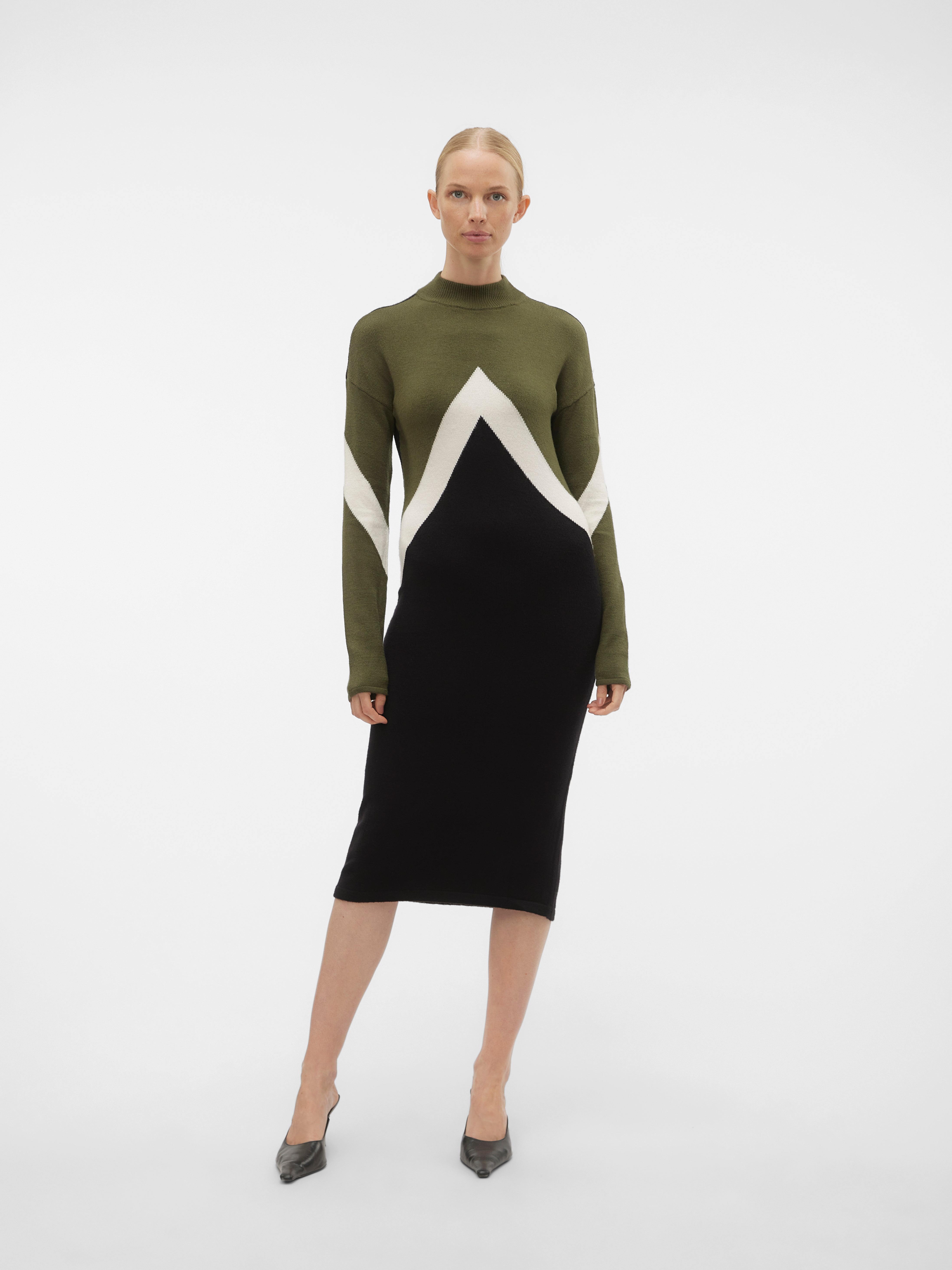 VMNANCY Langes Kleid