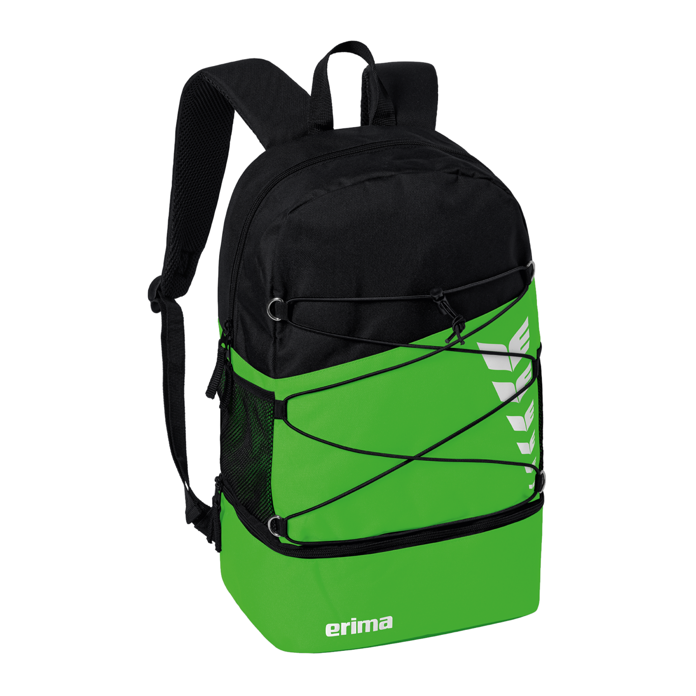 Erima Six Wings Rucksack Grün Schwarz