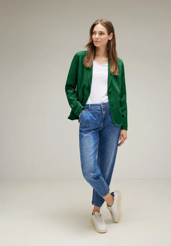 Street One Twill Blazer in Unifarbe