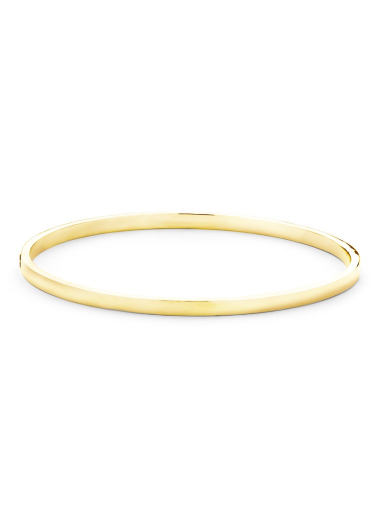 Bracciale rigido Diamond Point (M) in oro giallo