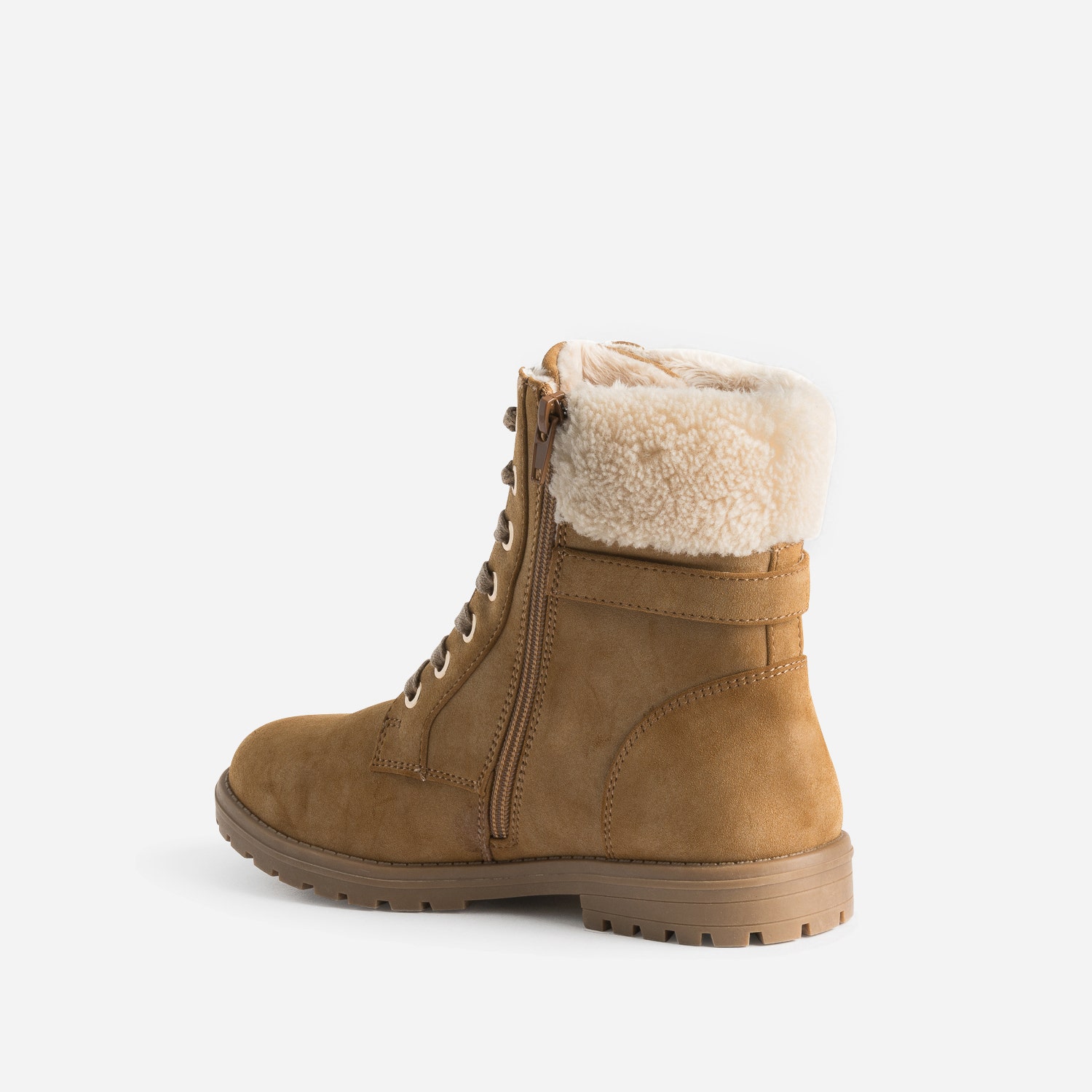 Boots à lacet BUGGY camel suédé