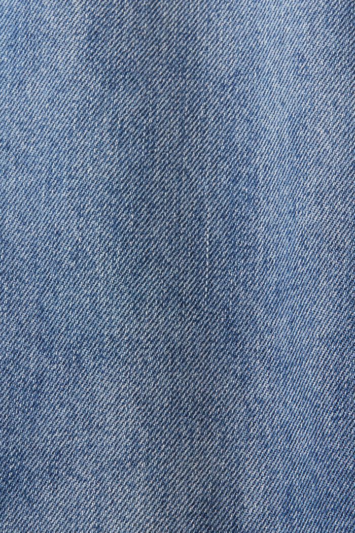 High-Rise-Jeans mit weitem Bein
