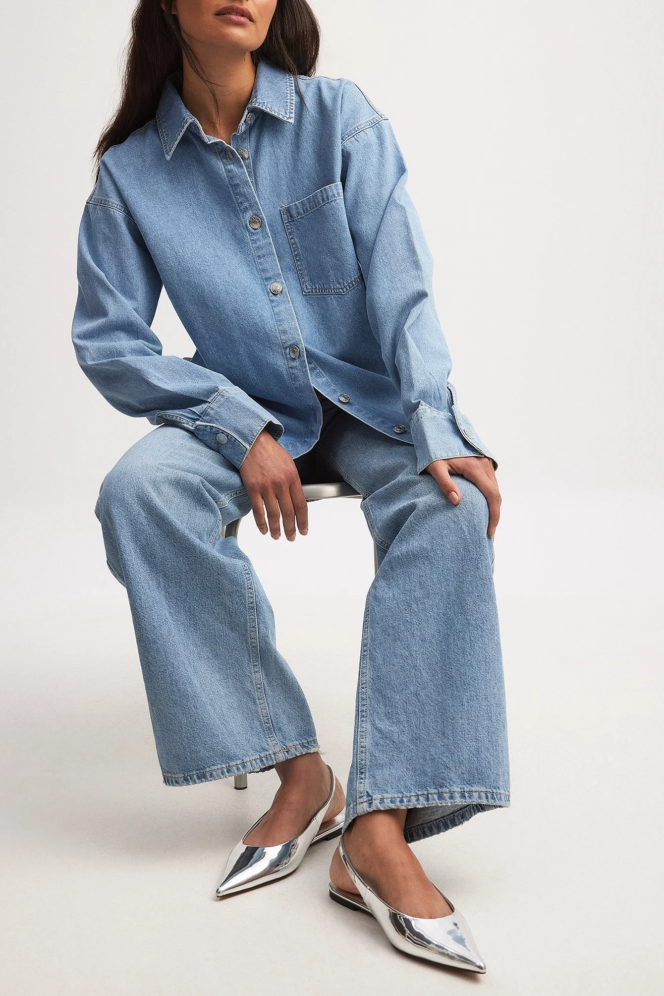 Spitze Slingback-Flats