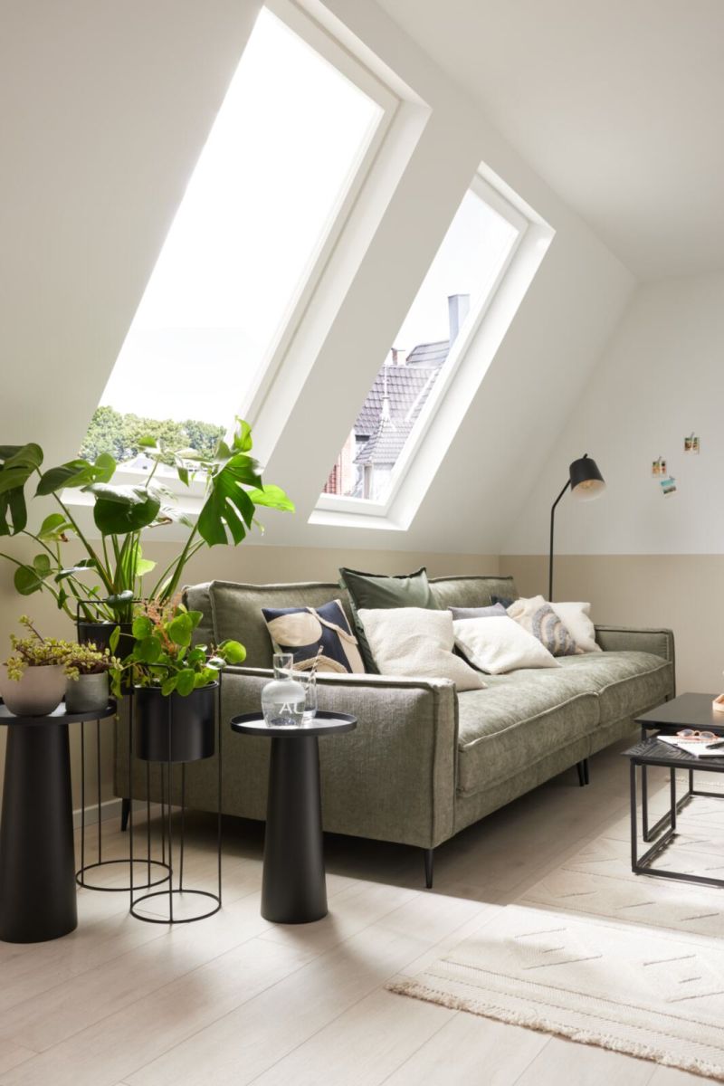 Roomio 3-Sitzer Sofa No. 4102 Grün