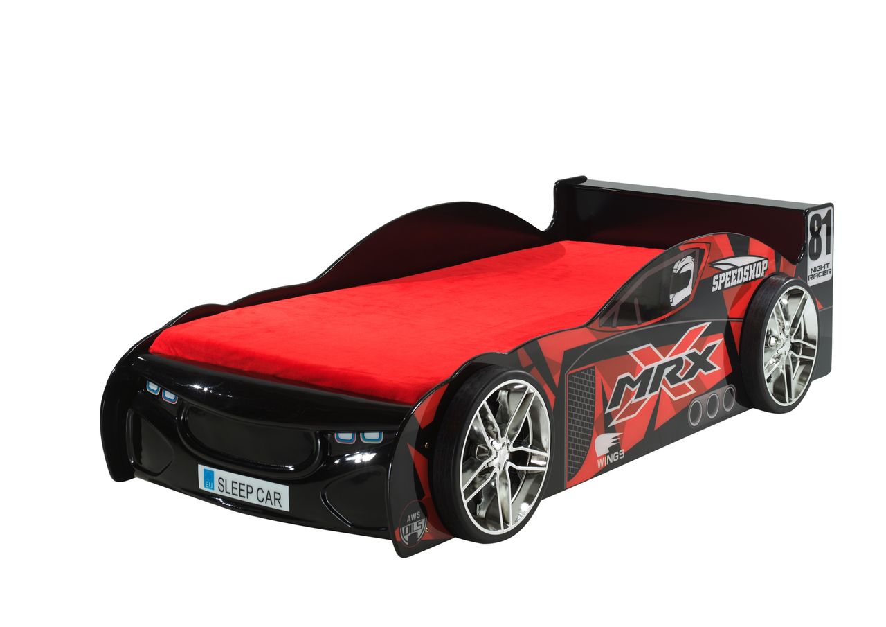 VIPACK Autobett MRX, Liegefläche 90 x 200 cm, schwarz lackiert