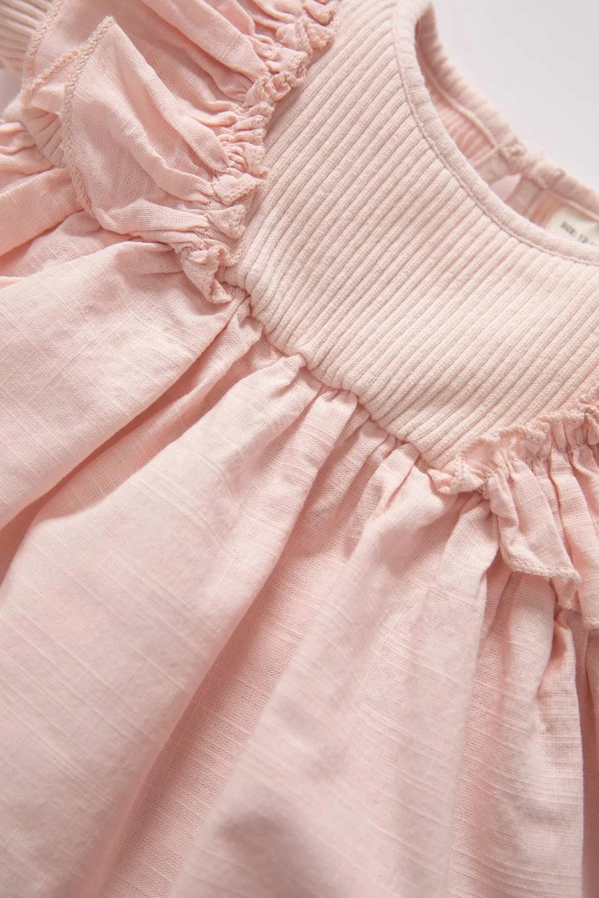 DeFacto  Geripptes Camisole-Kurzarm-T-Shirt mit Rundhalsausschnitt für Babys