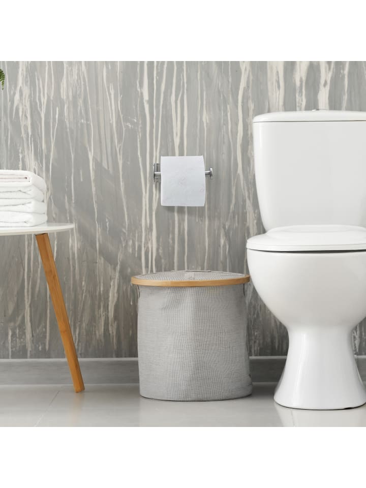 relaxdays Toilettenpapierhalter in Silber - (B)13,5 x (H)4,5 x (T)7 cm günstig kaufen onesize