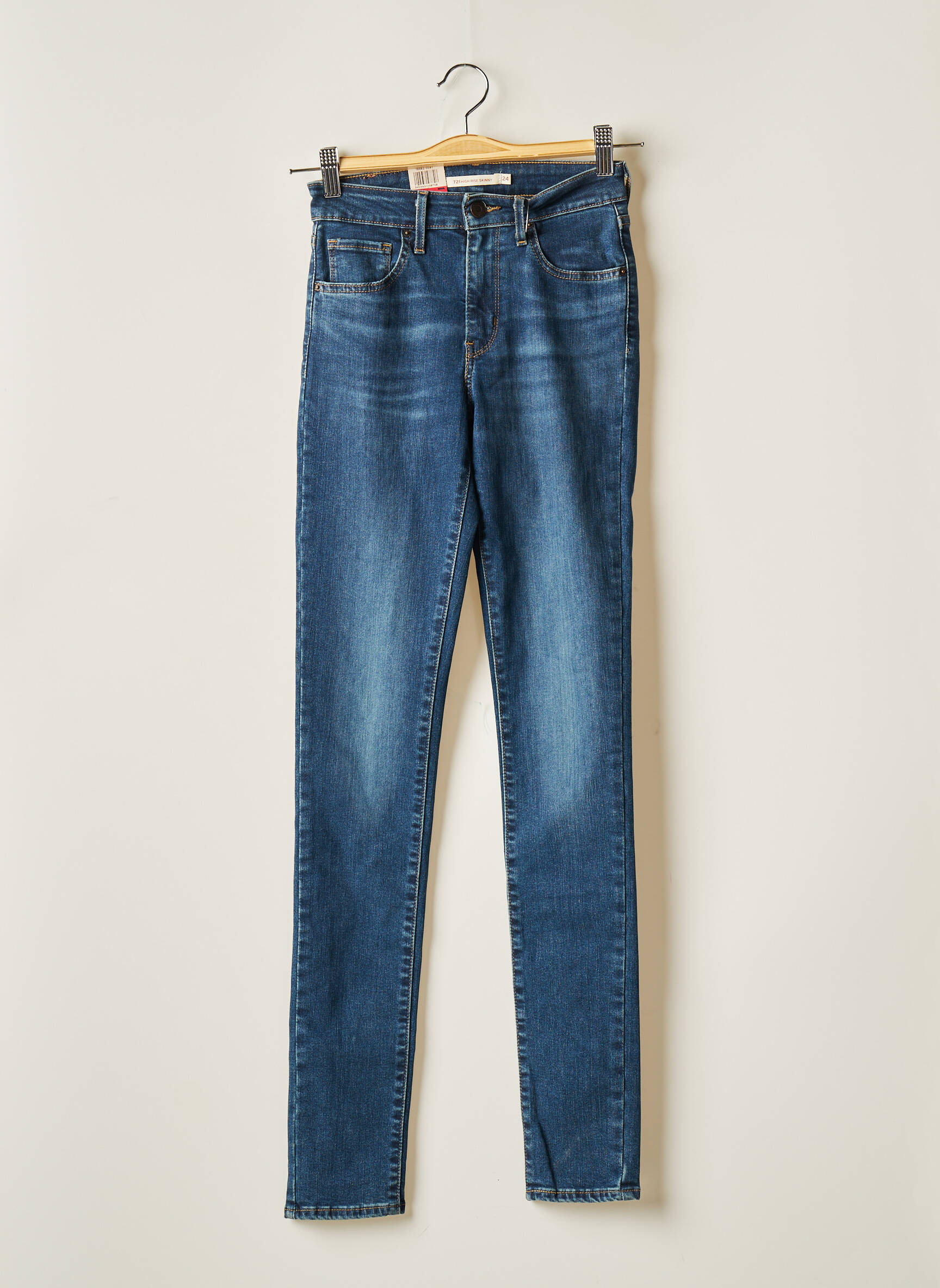 Levis Jeans Skinny Femme couleur bleu