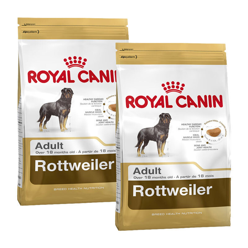 ROYAL CANIN Hundetrockenfutter ROYAL CANIN Rottweiler Adult 2x12 kg