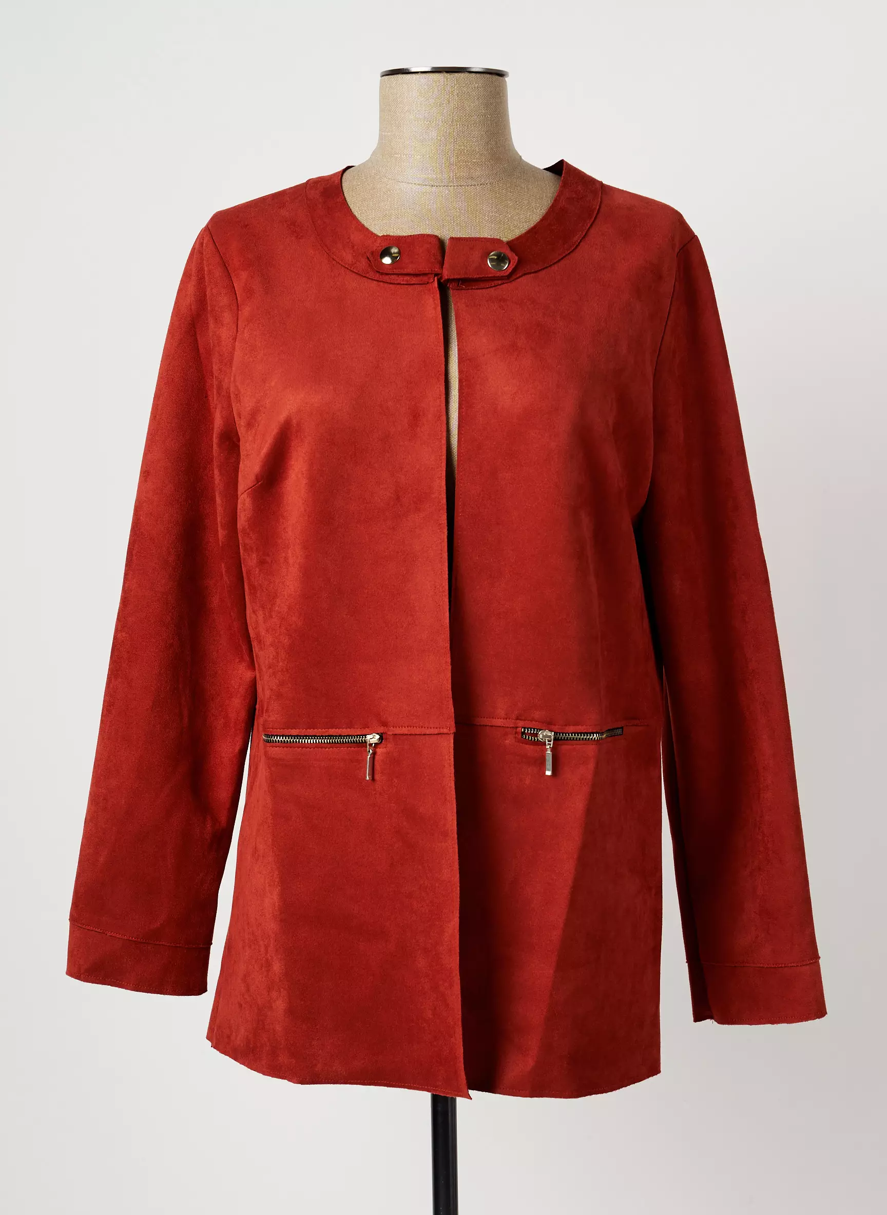 Multiples Vestecasual Femme couleur orange