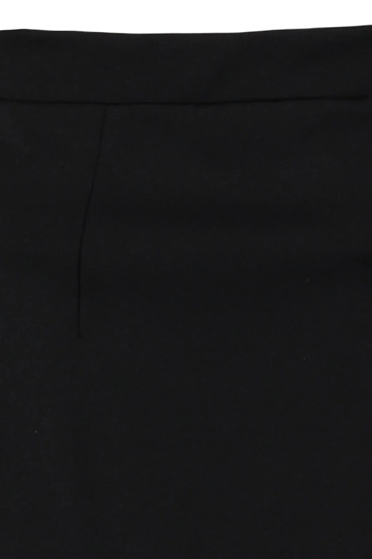 Trendyol Collection  Schwarzer Minirock mit normaler Taille und Schlitzdetail, dehnbar, aus Strick TWOAW21ET0660