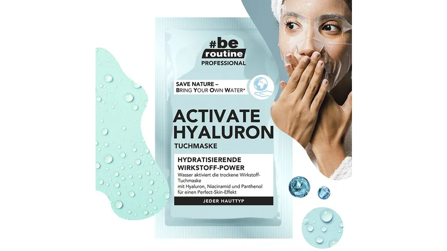 be routine Tuchmaske Activate Hyaluron