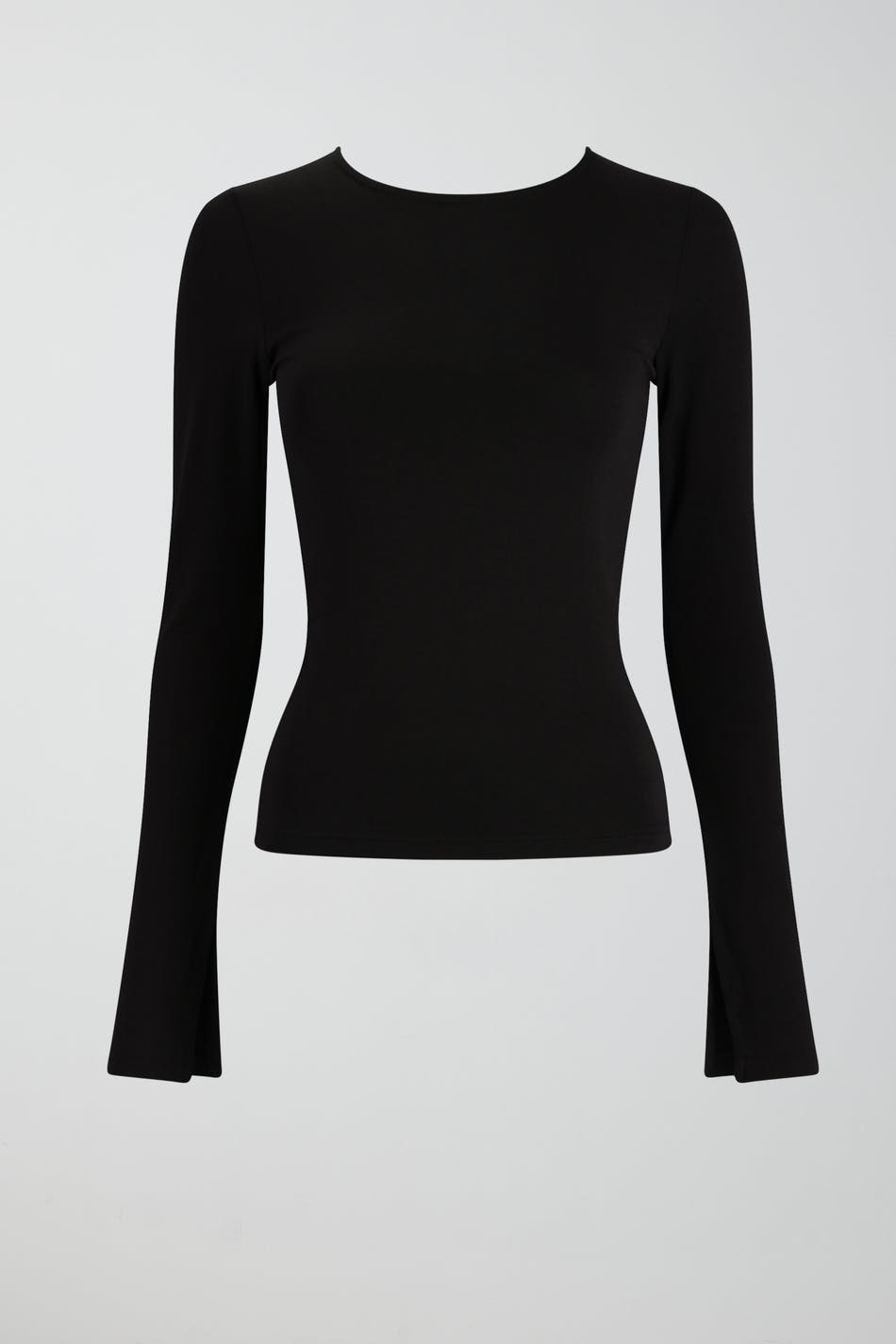Soft touch crew neck top
