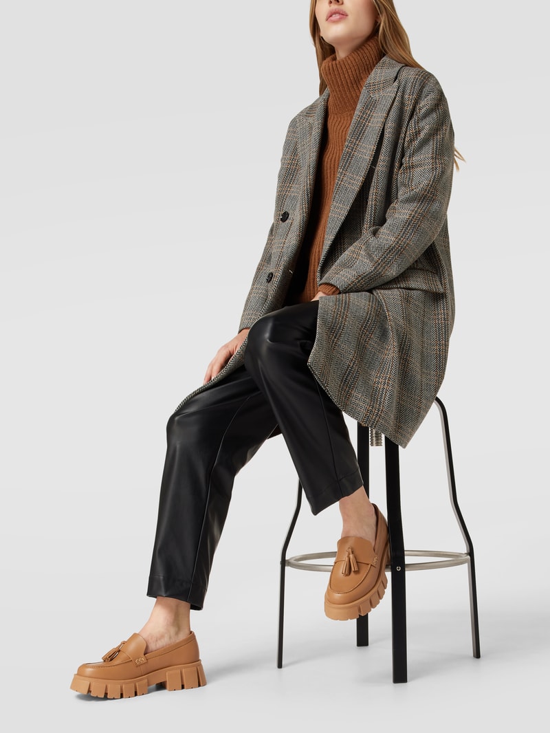 Tassel-Loafer mit Quasten in camel